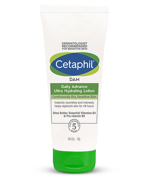 Cetaphil DAM Daily Advance Ultra Hydrating Lotion for Dry, Sensitive Skin 30g