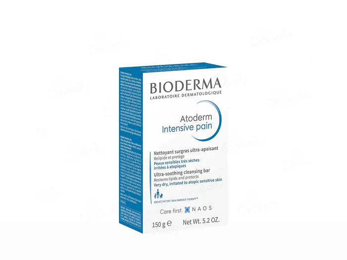 Bioderma Atoderm Intensive Pain Ultra soothing Cleansing Bar 150gm