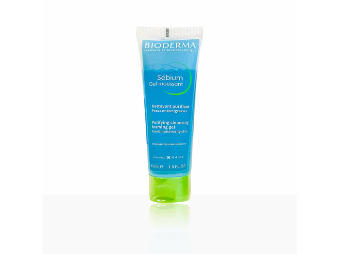 Bioderma Sebium Moussant Purifying Cleansing Foaming Gel, 45ml