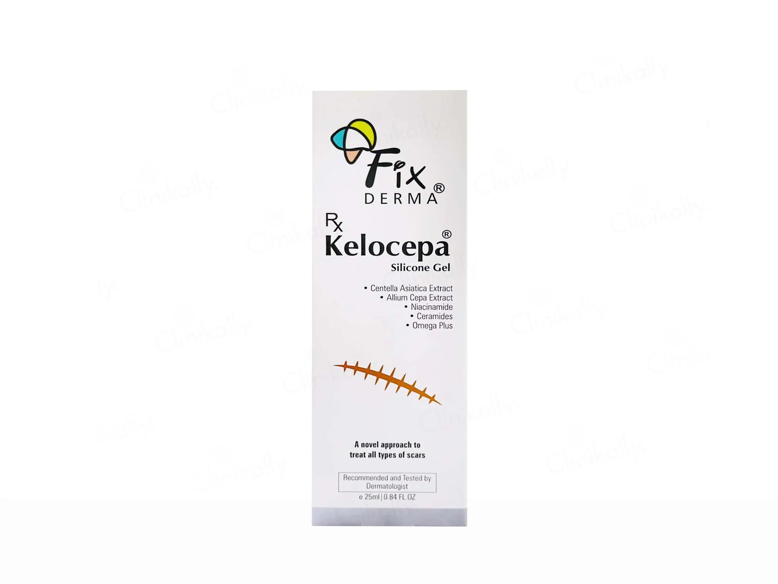 Fixderma Kelocepa Silicone Scar Gel 25ml