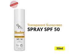 Fixderma Shadow Rx Transparent Spray Sunscreen SPF 50 PA+++ 50gm