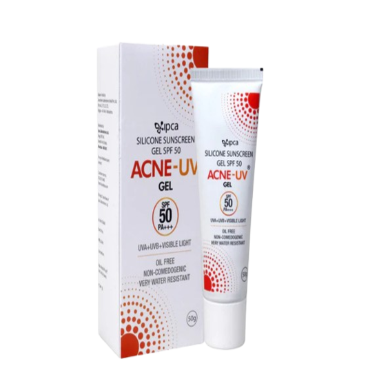 IPCA Acne-UV Gel Sunscreen SPF 50/PA+++, 50GM