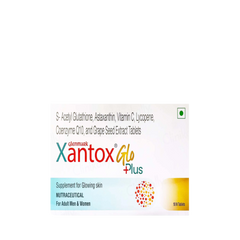 Xantox Glo Plus Tablet 1 Strip of 10 tab