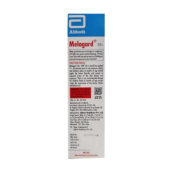 Melagard SPF 50+ Sunscreen Lotion, 60ml Melagard SPF 50+ Sunscreen Lotion, 60ml