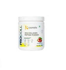 Cosmofix Procoll Veg Collagen Peptide Powder 150gm - Strawberry Flavour