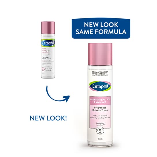 Cetaphil Bright Healthy Reveal Creamy Cleanser, 100gm and Radiance Refresh Toner, 150 ml Combo