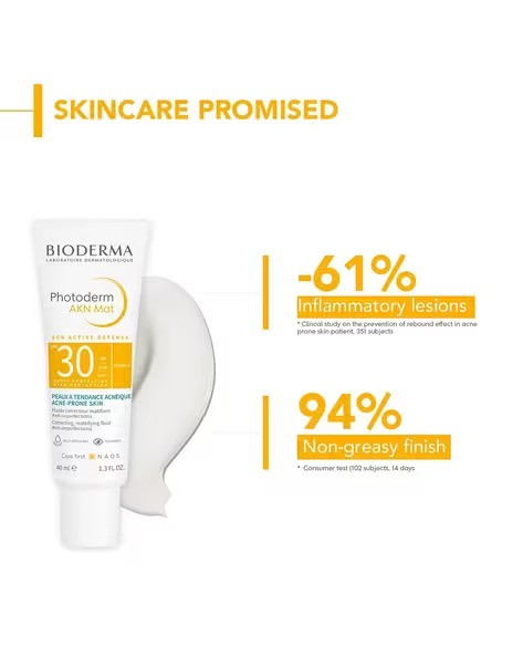 Bioderma Photoderm AKN Mat Sunscreen SPF 30, 40ml