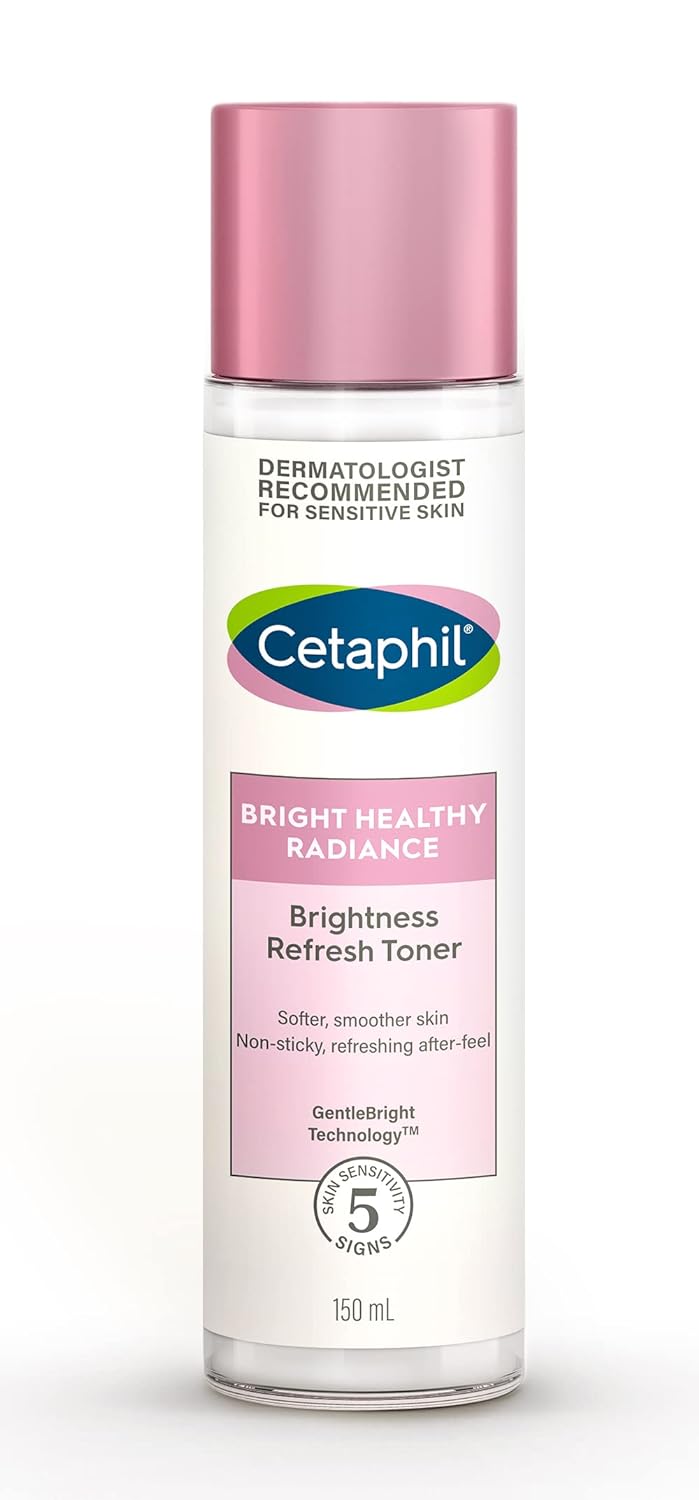 Cetaphil Bright Healthy Reveal Creamy Cleanser, 100gm and Radiance Refresh Toner, 150 ml Combo
