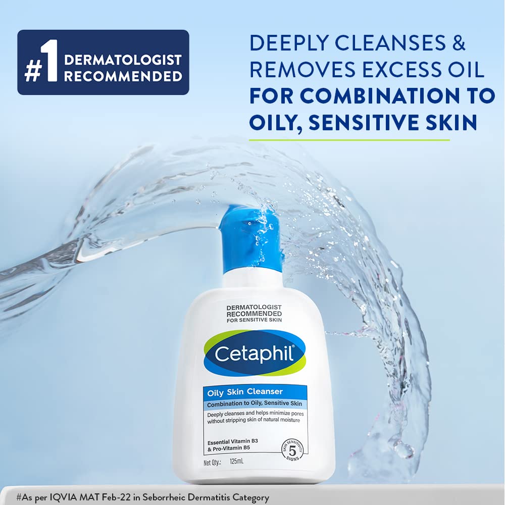Cetaphil Oily Skin Cleanser, 125ml
