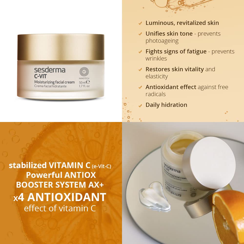 Sesderma C-Vit Moisturizing Facial Cream - 50ml