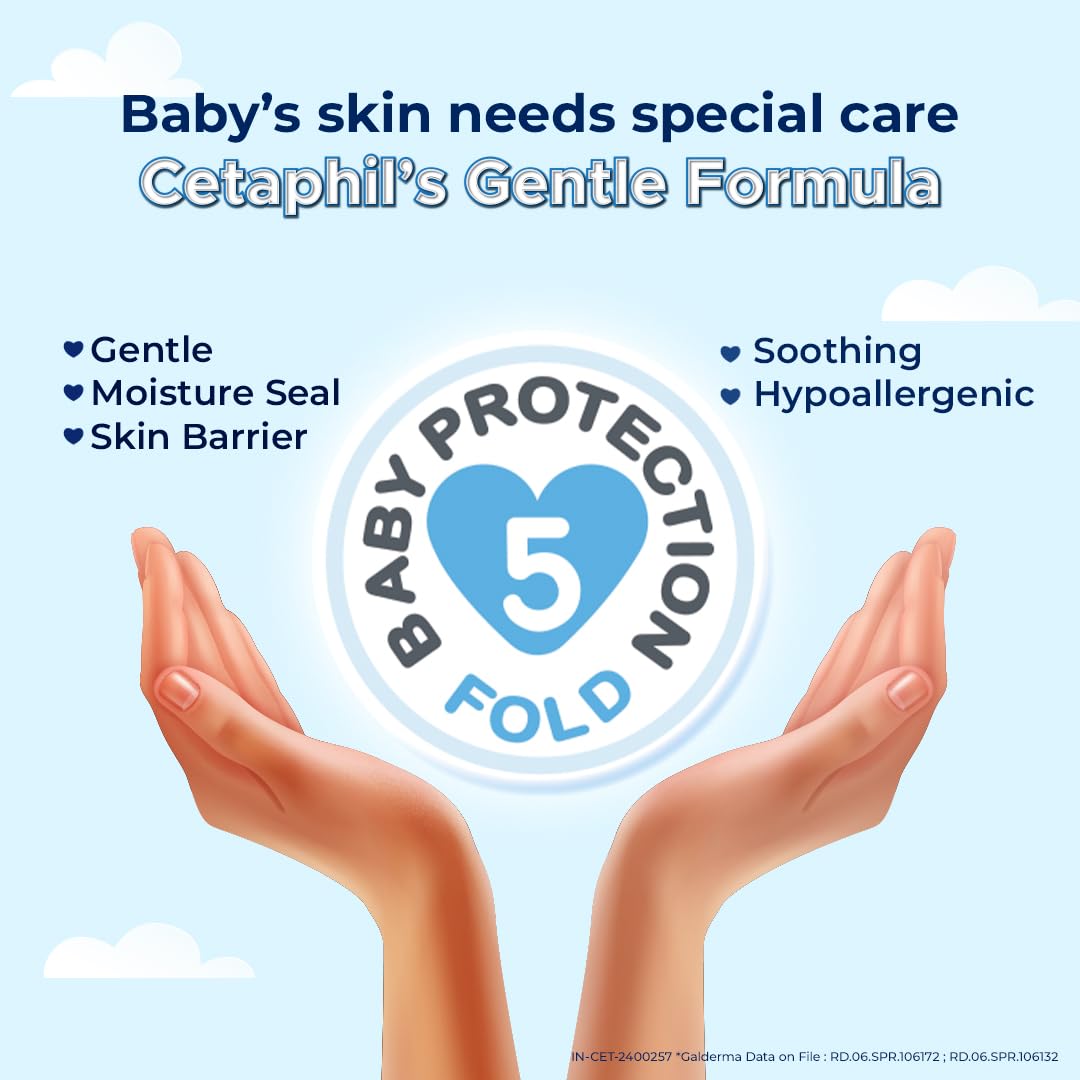 Cetaphil Baby Wash & Shampoo with Organic Calendula, 400ml