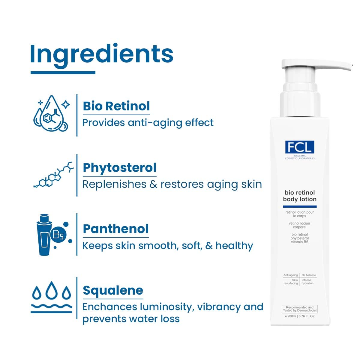 Fixderma Bio Retinol Body Lotion 200ml