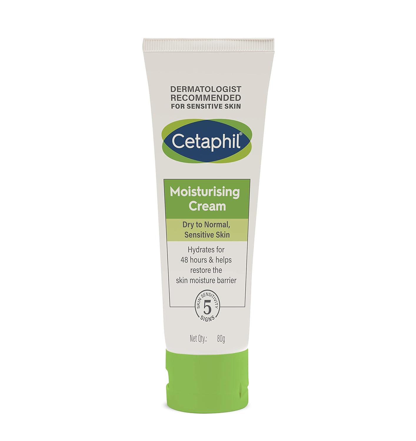 Cetaphil Moisturising Cream 80g and Gentle Skin Cleanser 125 ml Combo
