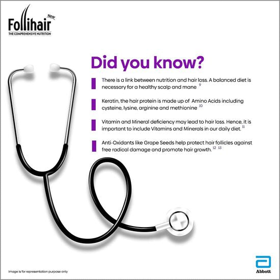Follihair hair Tablets 30Tab, Bottle