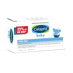 Cetaphil Baby Mild Bar 100gm, PACK OF 2