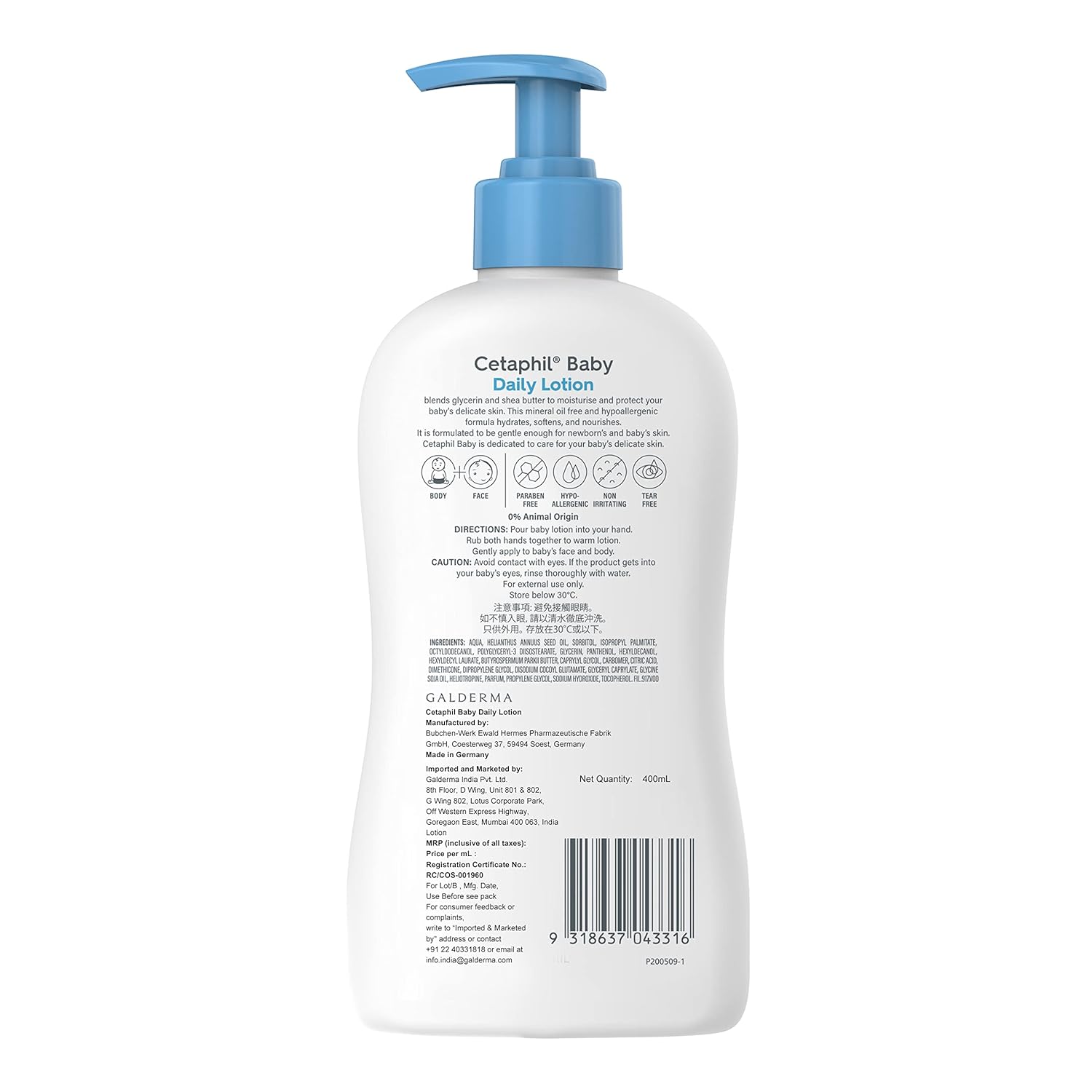 Cetaphil Baby Daily Lotion, 400ml