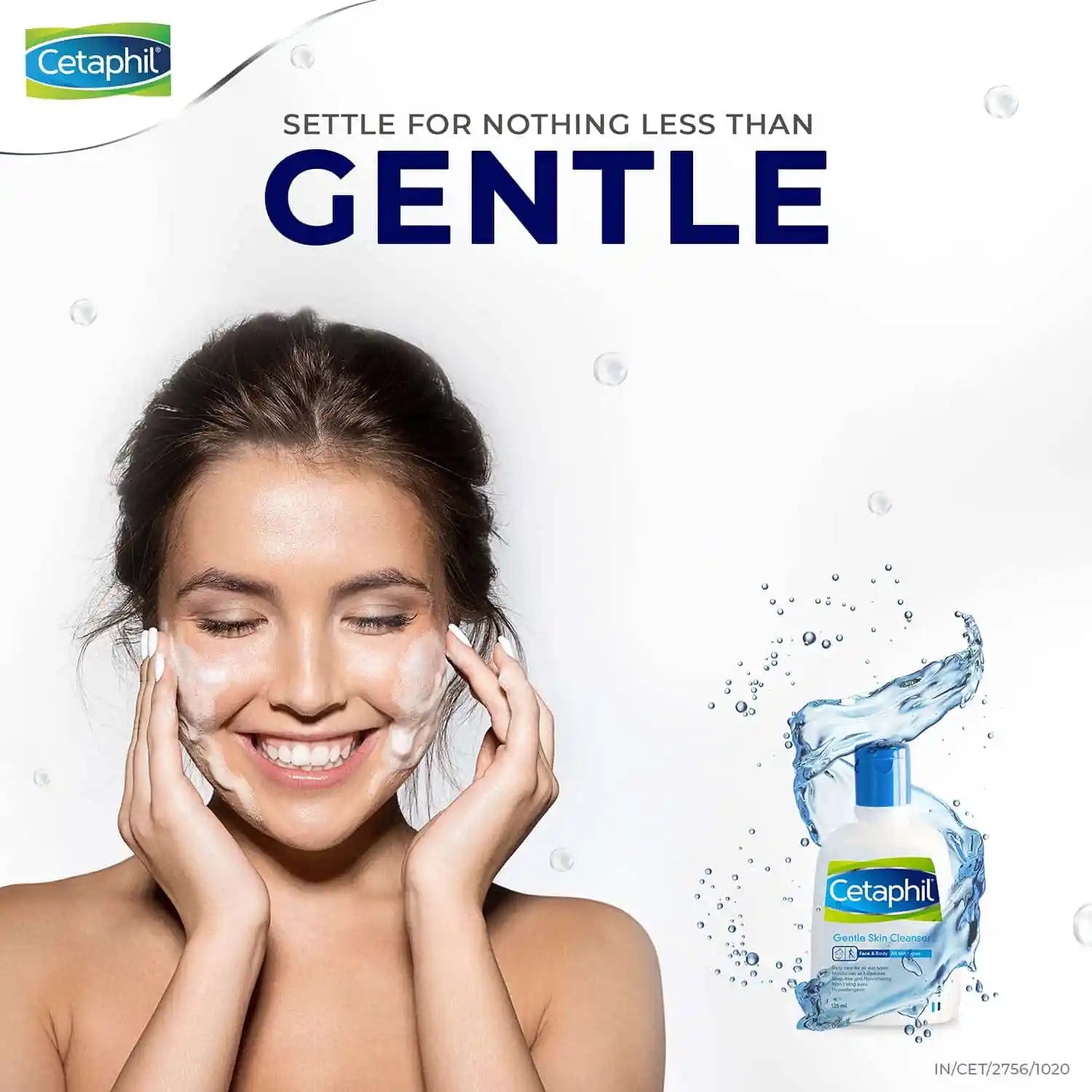 Cetaphil Face Wash Gentle Skin Cleanser for Dry to Normal, Sensitive Skin, 125 ml