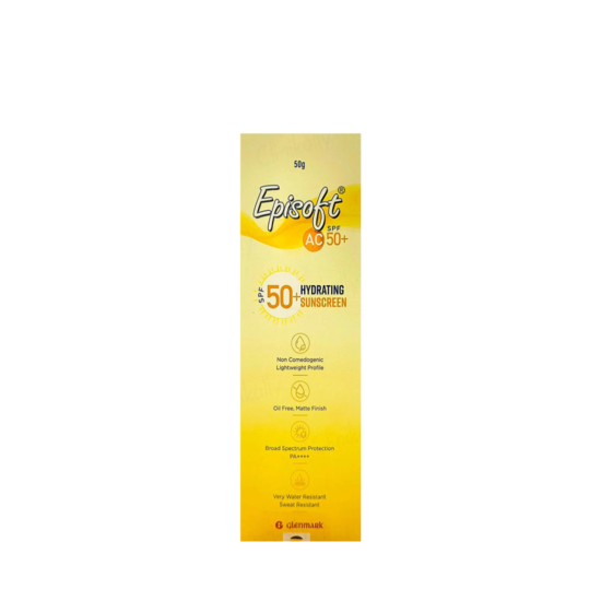 Episoft AC SPF 50 + Hydration Sunscreen 50gm