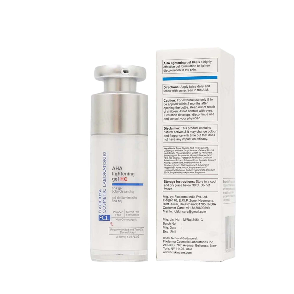 Fixderma AHA Lightening Gel HQ 15ml