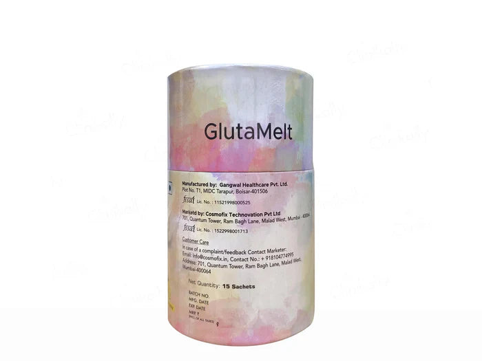 Cosmofix Glutamelt Powder 15 Sachets Lemon Flavour