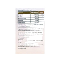 Nusaude Veg Omega 3 Nutraceutical Liquid Filled Capsule