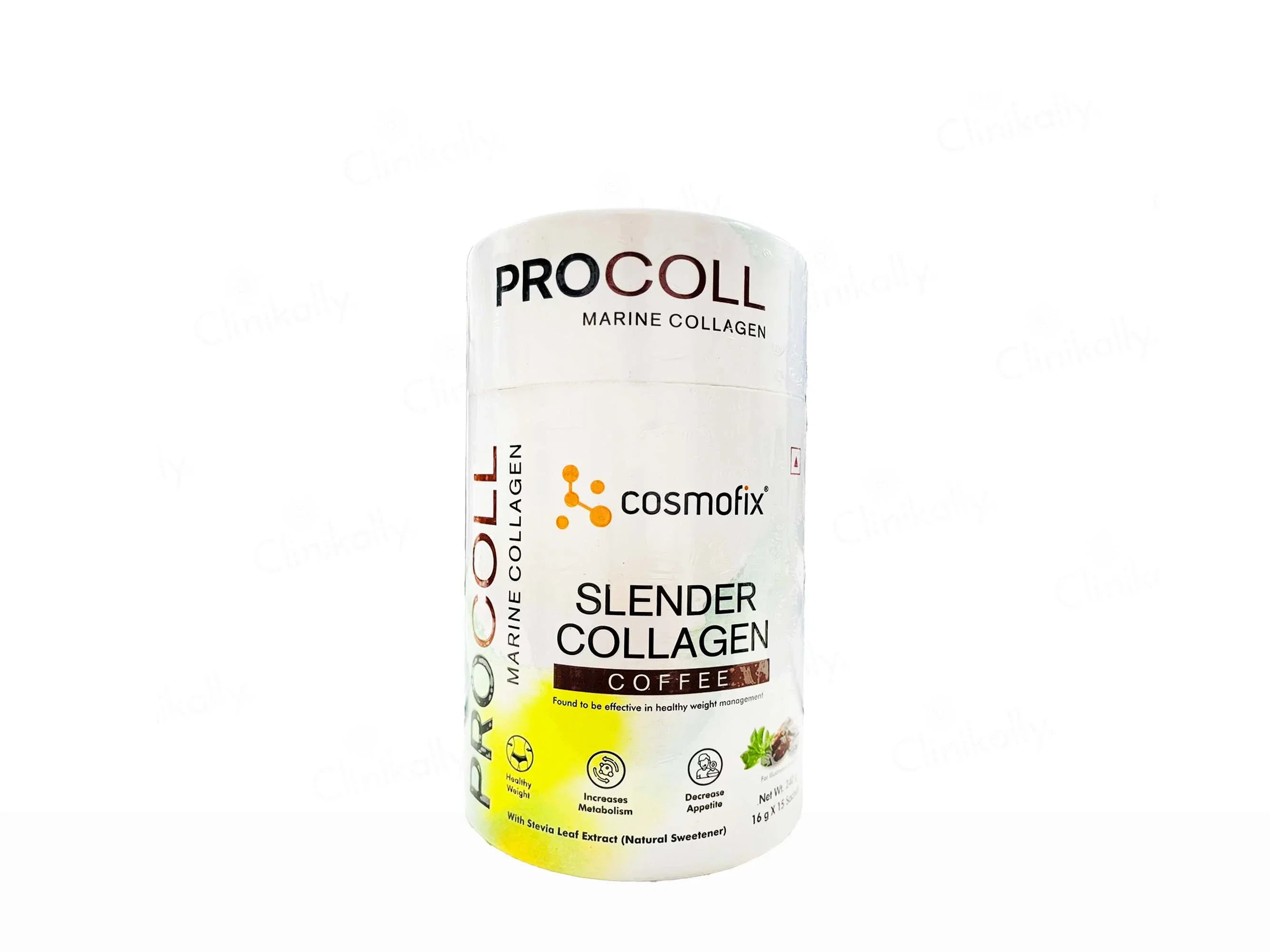 Cosmofix Procoll Slender Marine Collagen 15 x 16 gm - Coffee Flavour