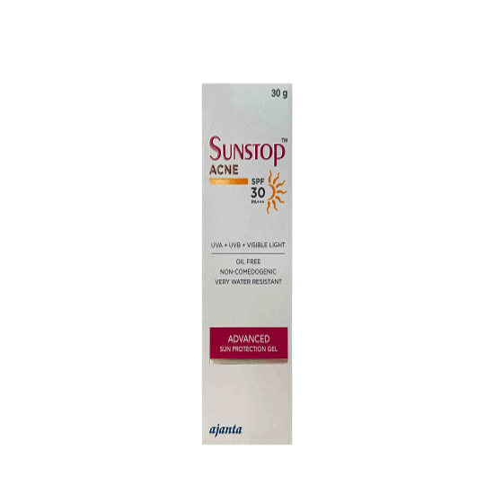 Sunstop Acne SPF 30 PA +++ Sunscreen Gel
