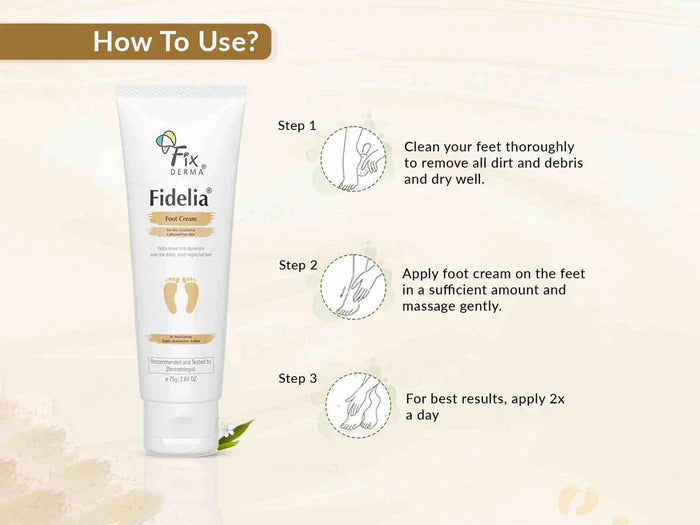 Fixderma Fidelia Foot Cream 75gm