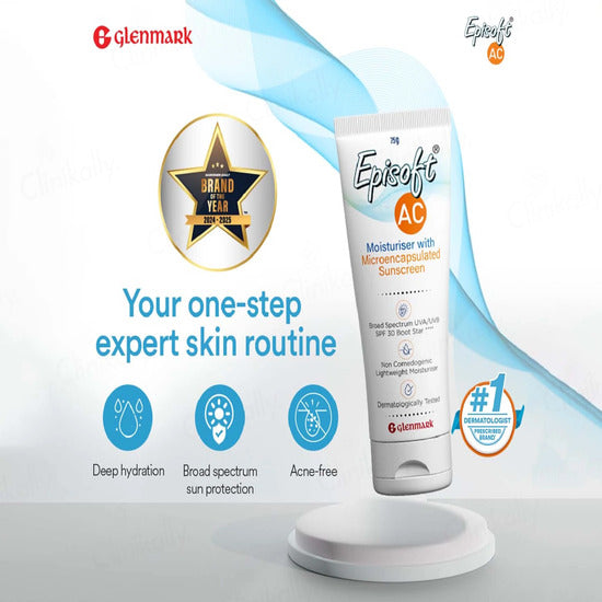 Episoft AC Sunscreen Cream SPF 30, 75gm