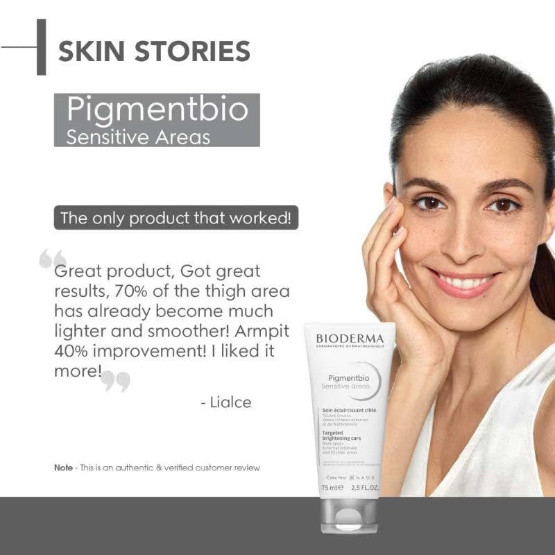 Bioderma Pigmentbio Sensitive Areas Cream, 75ml