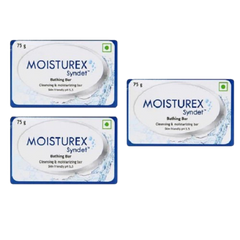 Moisturex Syndet Bathing Bar 75g, Pack of 3
